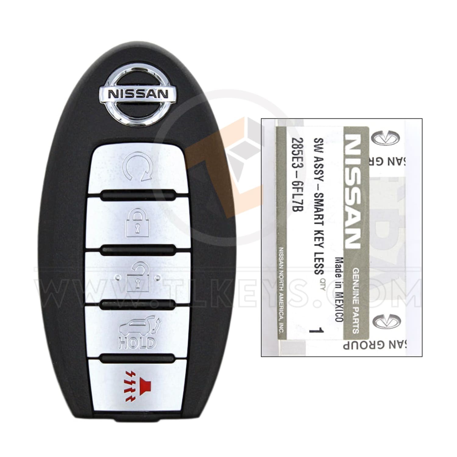 Original Nissan Rogue Smart Proximity 2016 2018 P/N: 285E3 6FL7B Frequenz 433 MHz